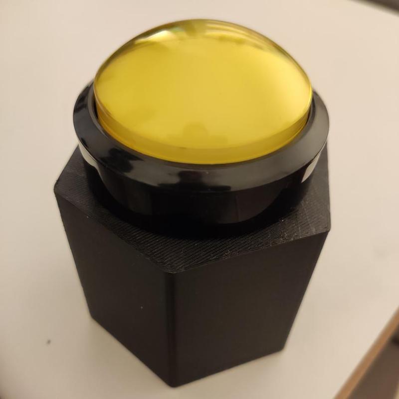 Push button holder with LED for Quizz