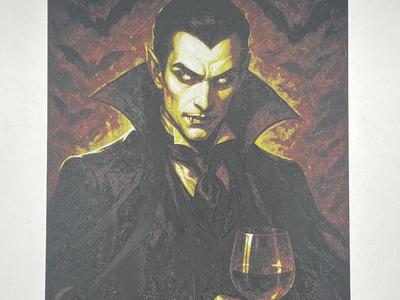 Dracula’s Toast – Gothic Vampire Hueforge Wall Art