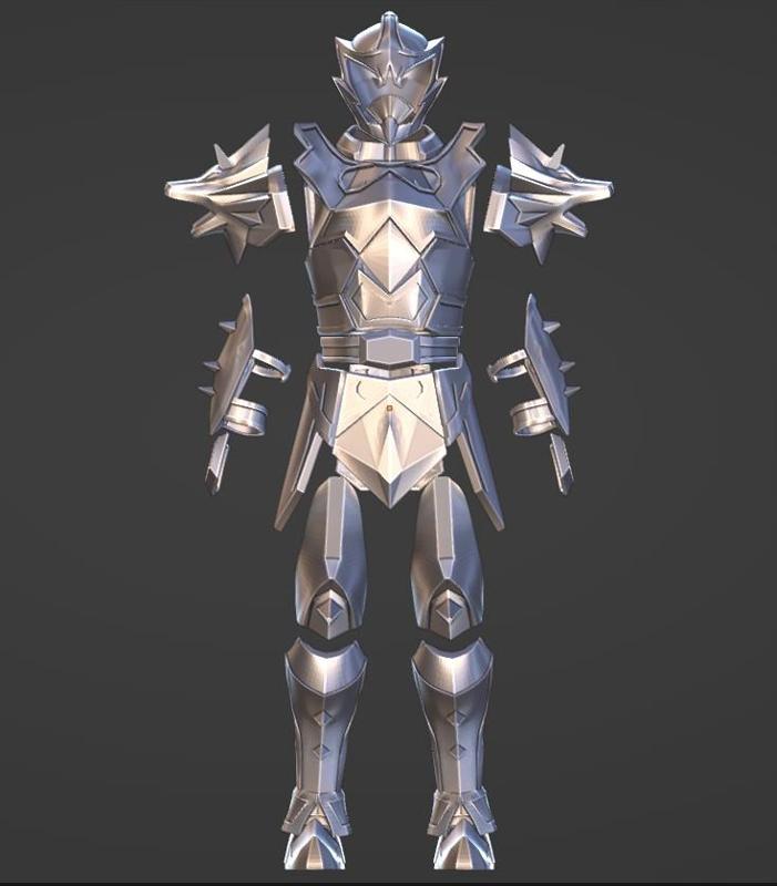 Wolzard Magiranger Koragg Mystic Force full armor helmet 3D print model