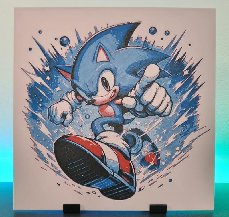 Sonic the Hedgehog - Hueforge 200x200