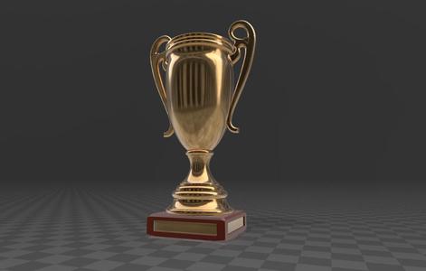 🏆 FREE - FREE - TROPHY WITH BASE | Trophy with Base - Thank you model to my followers