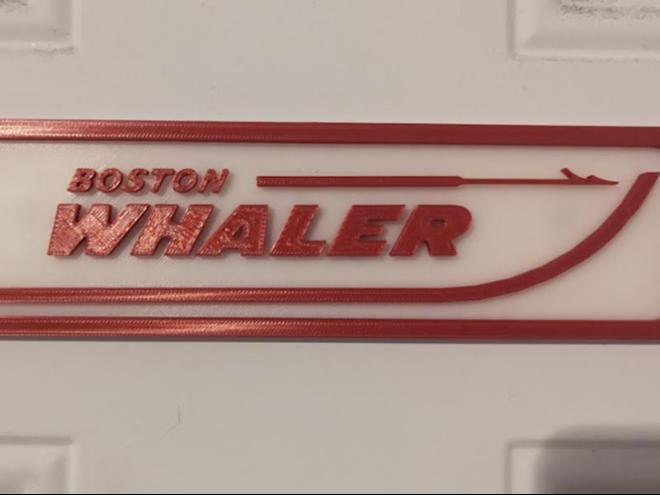 BOSTON WHALER MAGNET - USES 3- 6MM BY 2MM MAGNETS