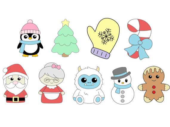 Christmas cookie cutter and stamp