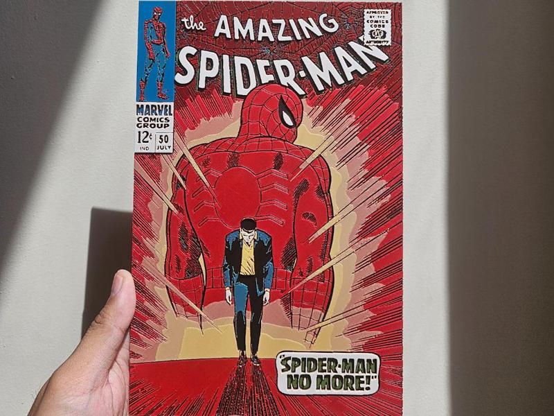 The Amazing Spider-Man #50 Comic Cover Hueforge