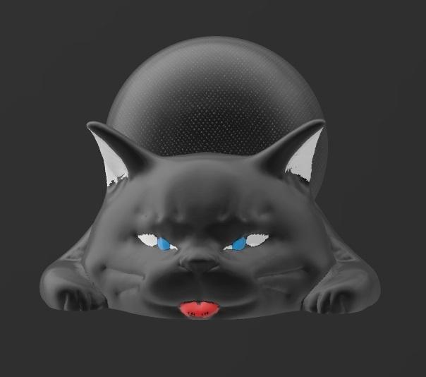 Suporte Alexa Echo Dot 4a e 5a Geração Gato Fofo Atrevido