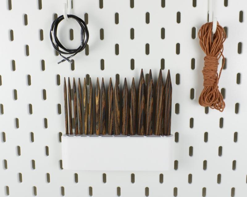 Skadis Knitting Needle Organizer