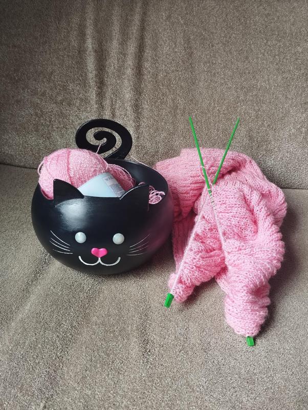 Cat Wool Yarn Bowl