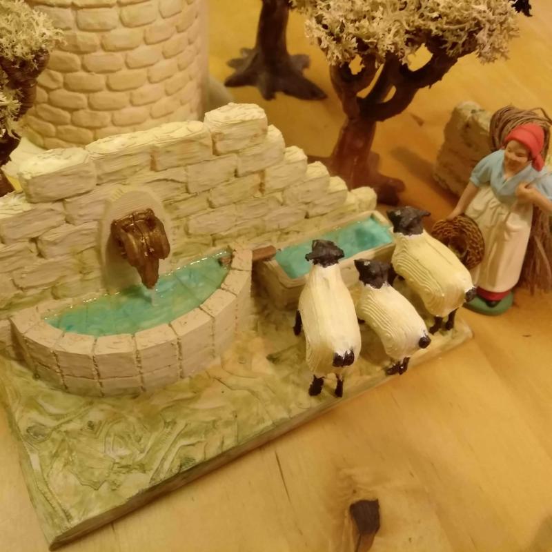 Fountain and drinking trough