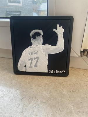 Luka Doncic picture with frame