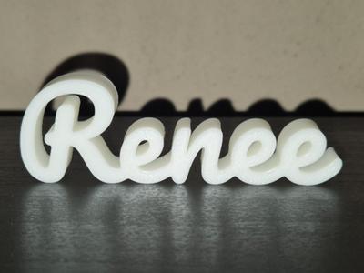 Renee Name Sign Display Decor