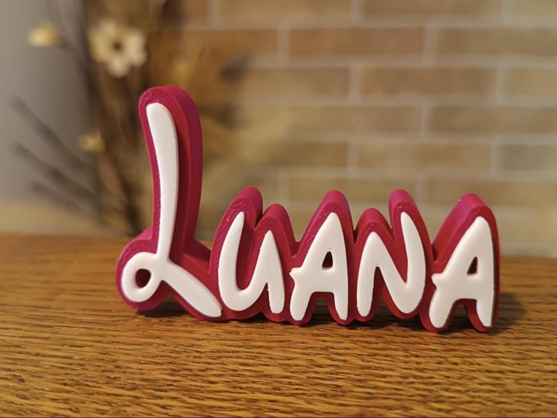 Luana Disney Name Sign Decorated Room child Birth