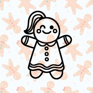 Cutter 3 cookie cutters men women gingerbread women