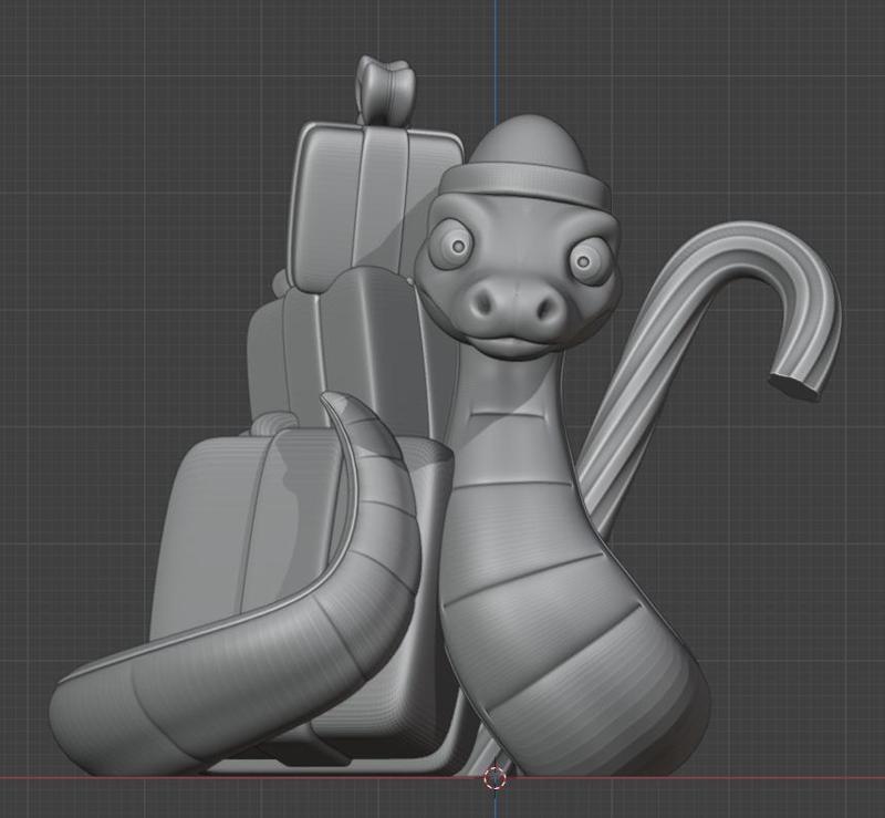 Funny Snake Christmas tree toy Chinese zodiac