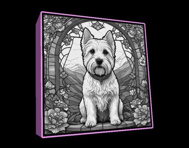 Lightbox West Highland White Terrier lithophane