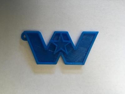 Western Star Keychain