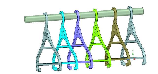 Clothes hanger 3D model for real 3D printing and usufull in storage or wardrobe