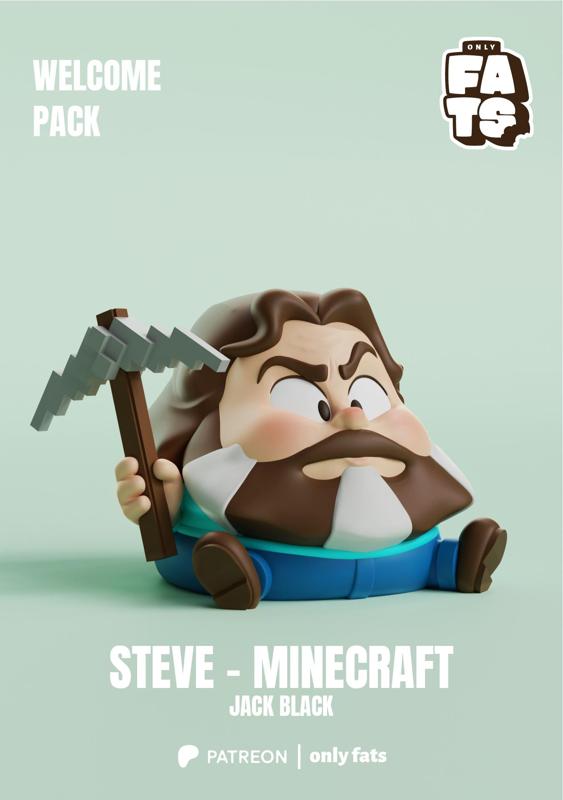 Steve Minecraft (Jack black) - Only fats