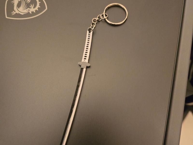 One Piece Zoro's Wado Ichimonji Sword Keychain