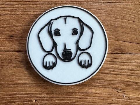 Dachshund coaster