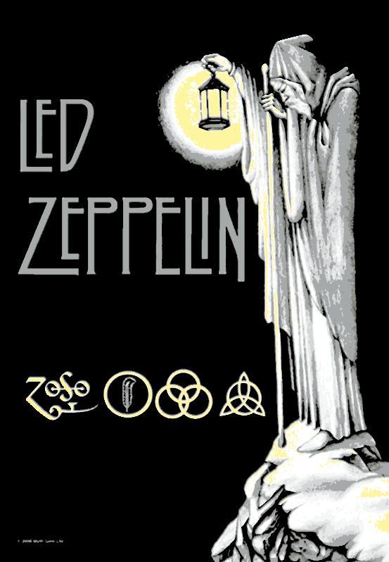 Hueforge - Led Zeppelin - Stairway 2 Heaven Poster