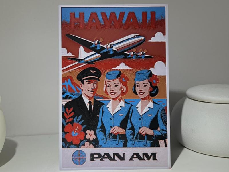 Pan Am Retro Advert (Hawaii)