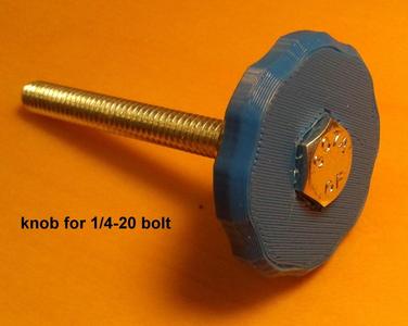 handle for 1/4-20 bolt (camera tripod mount size)