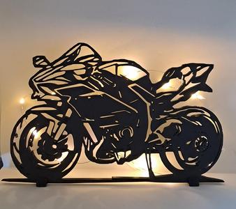 Kawasaki H2 Top Gun Maverick Wall Art 2D Wall Art Decoration Stand Up Display