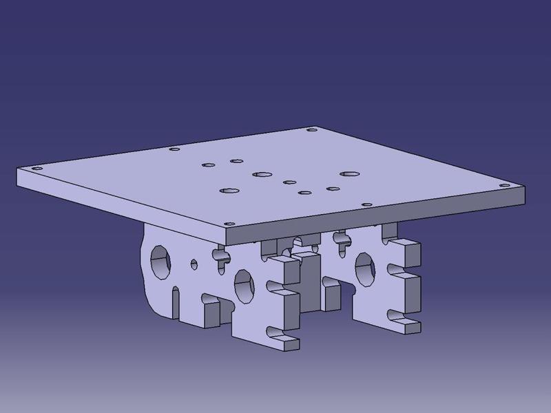 Routerized Cupcake CNC Y-Stage and Z Platform