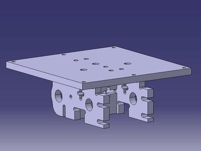 Routerized Cupcake CNC Y-Stage and Z Platform