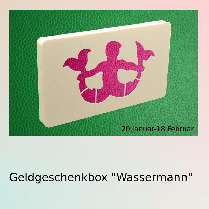 Gift box zodiac sign Aquarius