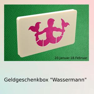 Gift box zodiac sign Aquarius