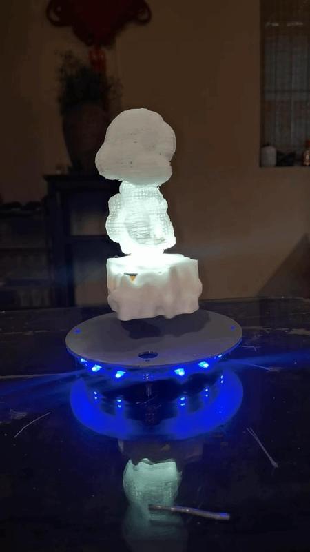 Floating Hollow Night Light Figure