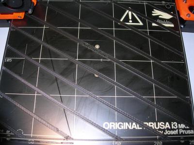 Prusa i3 MK2 original perfect Z-level calibration