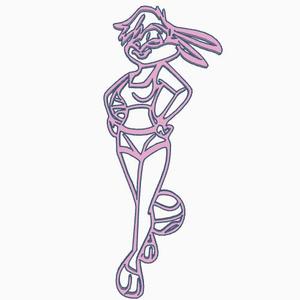 Lola Bunny 2D Wall Art