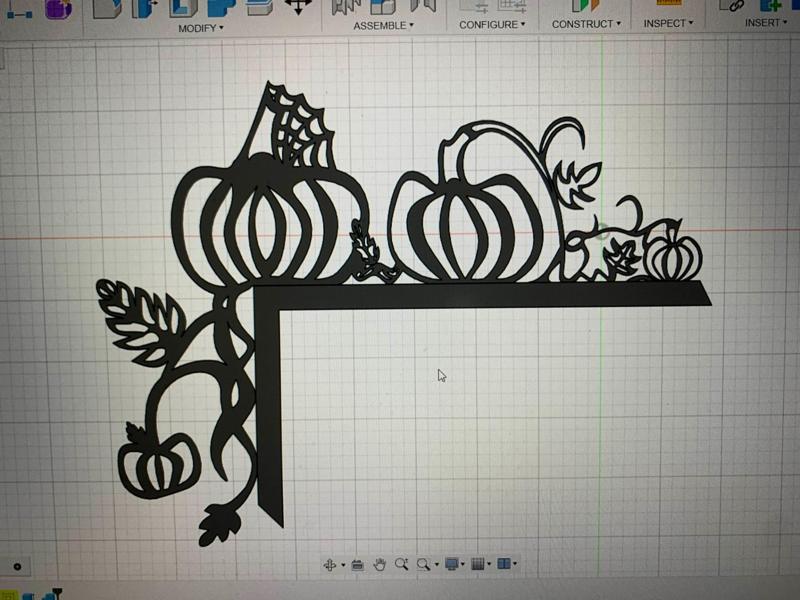 pumpkin door corner