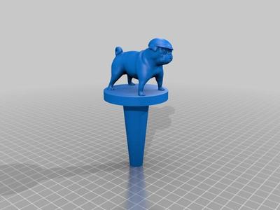 Scottish Pug Wine Stopper