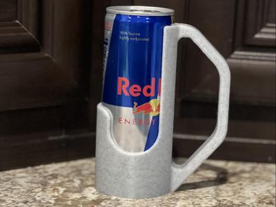 8oz RedBull Handled Holder