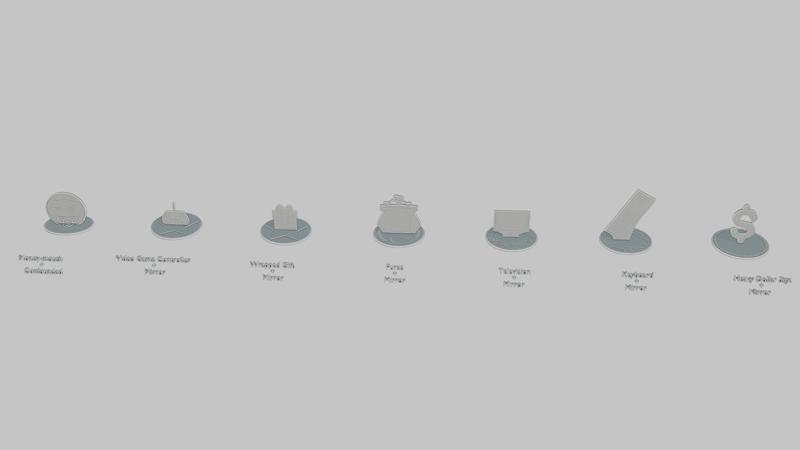 Black Friday Mini Pack Emoji Statues