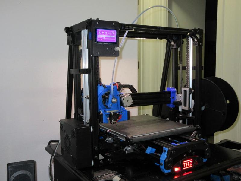 Back brace Reinforcement for Taz 1-6 Printers and other 20mm extrusion frames