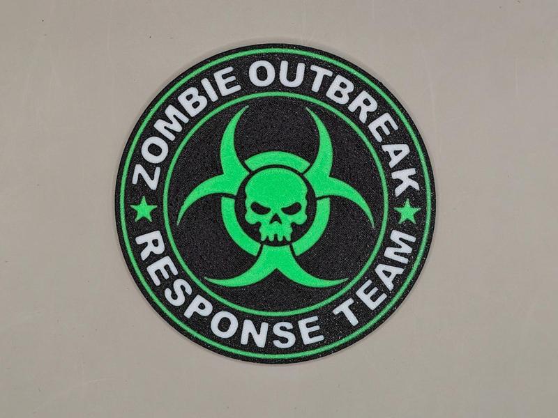 Zombie Outbreak Response Team Coasters