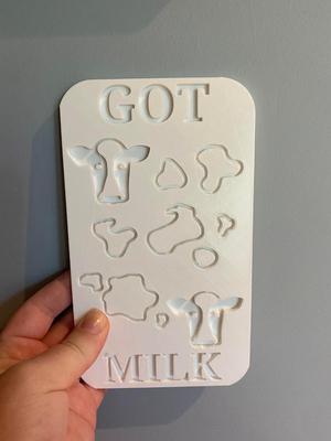 Breast milk freezer storage plaque
