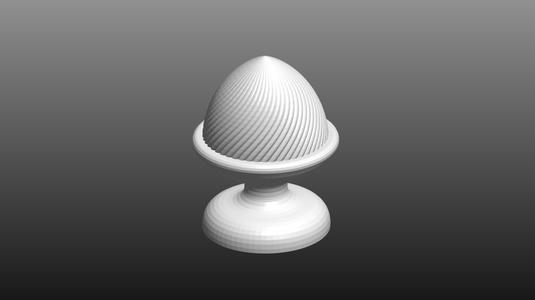 Baluster top cap 3D