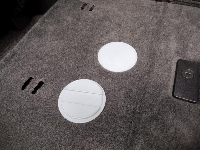 2016-2024 Nissan Titan rear cargo shelf plug