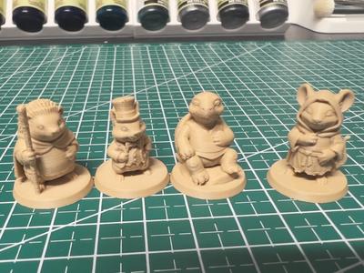 Everdell Critter Miniatures – (Set of 4)