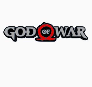 GOD OF WAR Logo Display by MANIACMANCAVE3D
