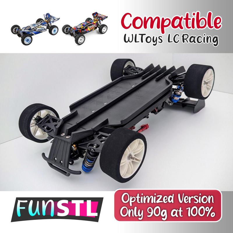 WLToys skid plate diffuser protection kit