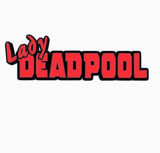 LADY DEADPOOL Logo Display by MANIACMANCAVE3D