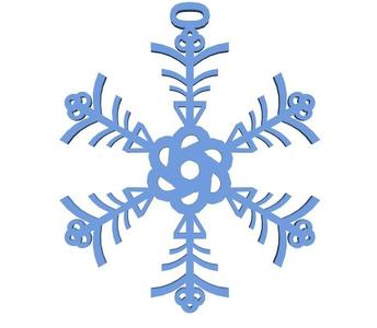 Snowflake made by Numbers!