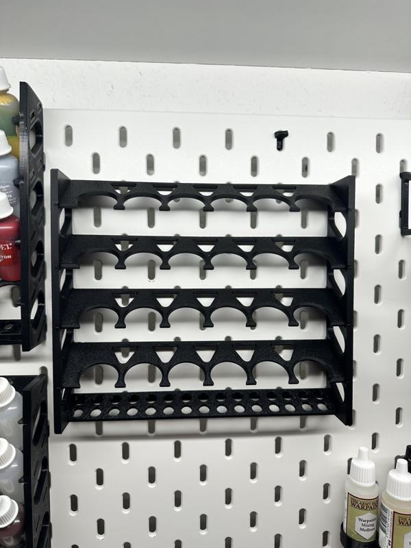 Bottle holder for 23mm bottles on SKADIS from IKEA