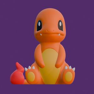 CHARMANDER POKEMON (WITHOUT BRACKETS)